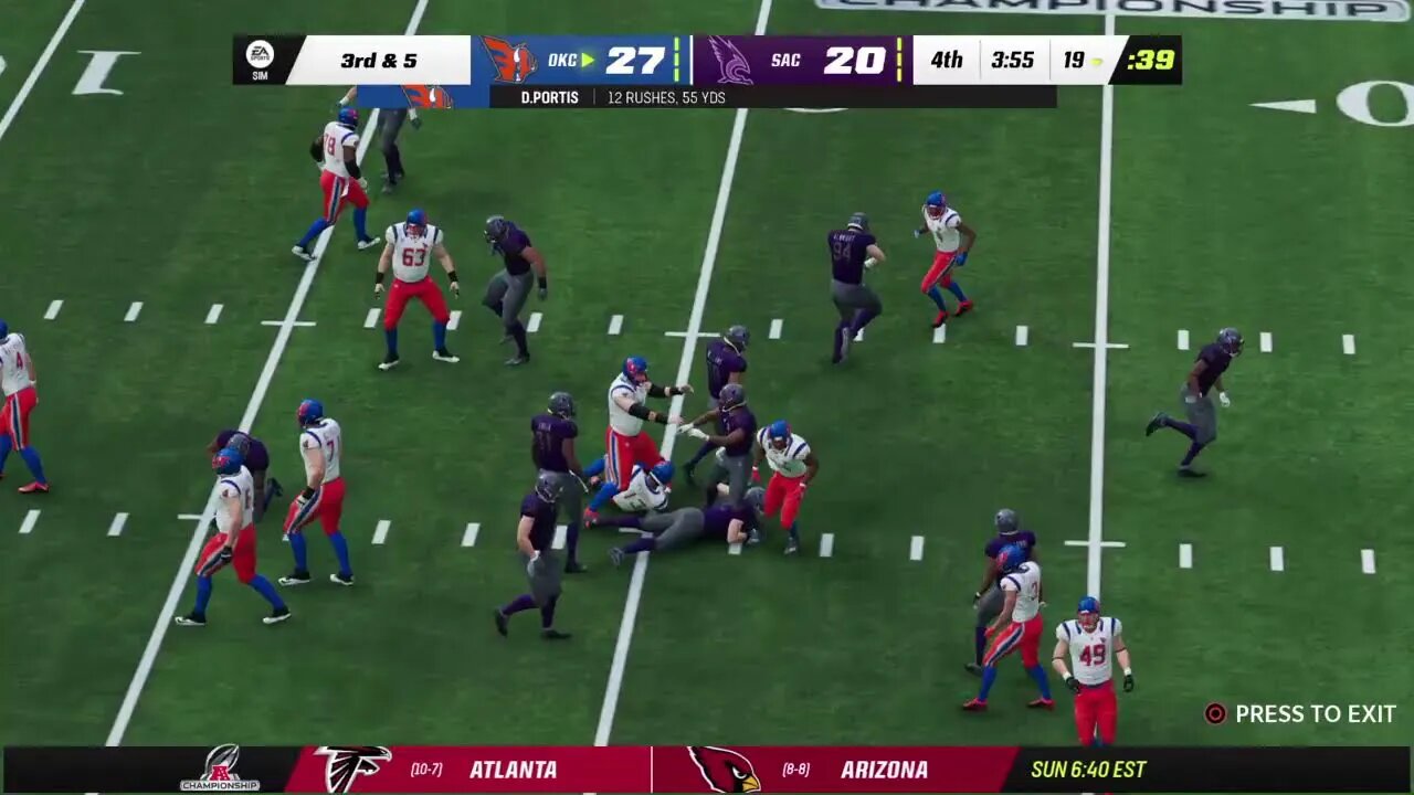 TDFL Football [Season 9/Dominance Bowl IX]: Oklahoma City (15-4) @ Sacramento (16-2)