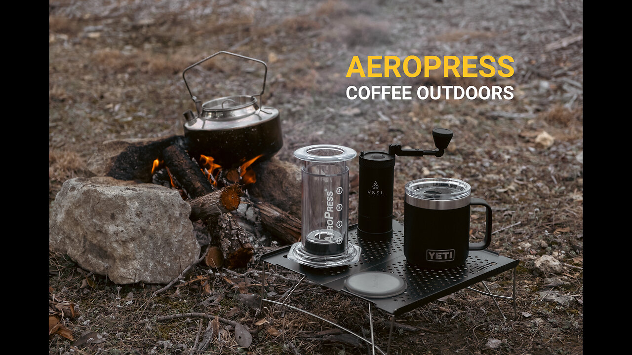 Let's Make AeroPress Coffee Outdoors