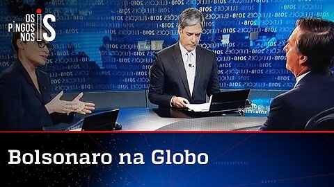 Bolsonaro enfrenta Bonner e Renata em sabatina no Jornal Nacional