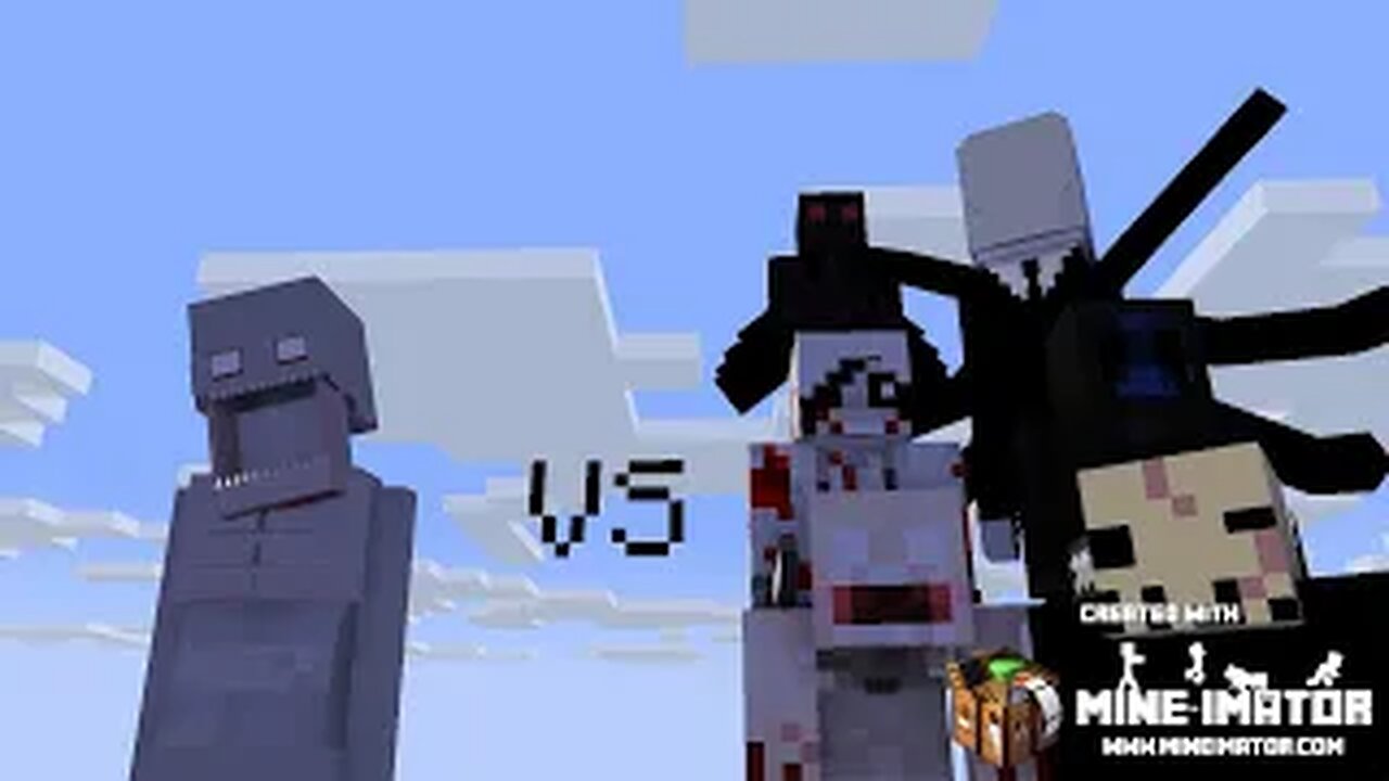 SCP-096 vs Team Creepypasta (SCP Foundation vs Creepypasta) | Minecraft Animation