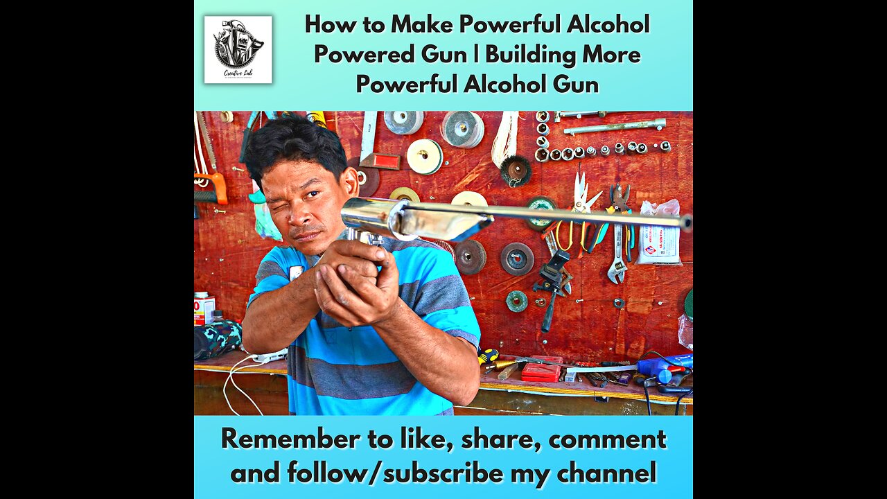 How to Make Powerful Alcohol Powered Gun | Building More Powerful Alcohol Gun