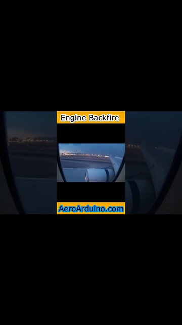 Funny #Airbus #A330 Engine Backfire #Aviation #Flying #AeroArduino