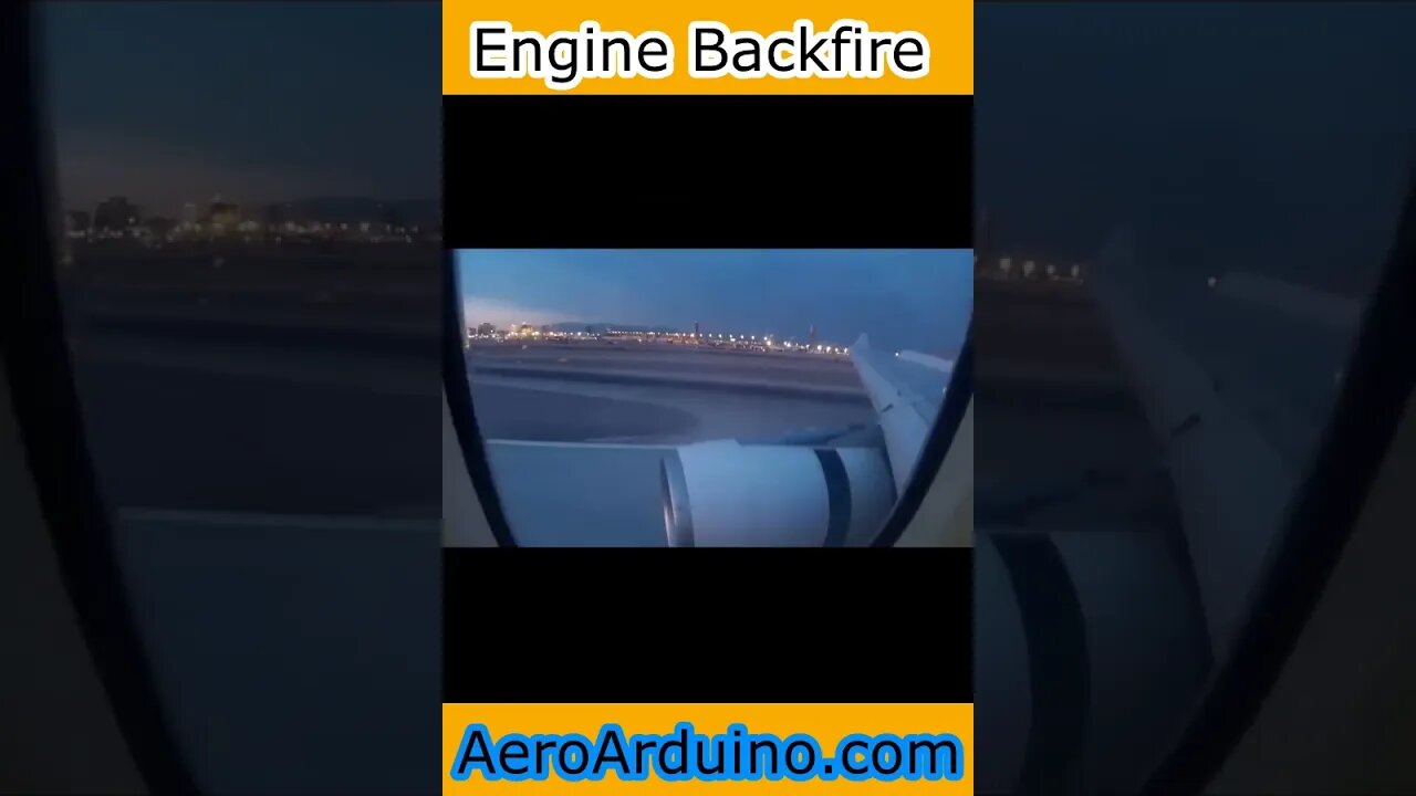 Funny #Airbus #A330 Engine Backfire #Aviation #Flying #AeroArduino