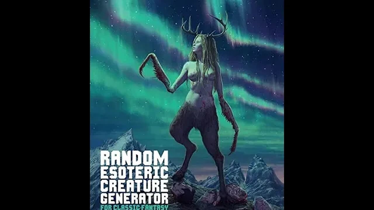 Esoteric Random Creature Generator for Fantasy RPGs and Their Modern Simulacra - Review