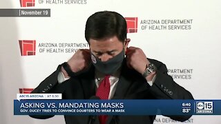 Asking vs. mandating masks in Arizona