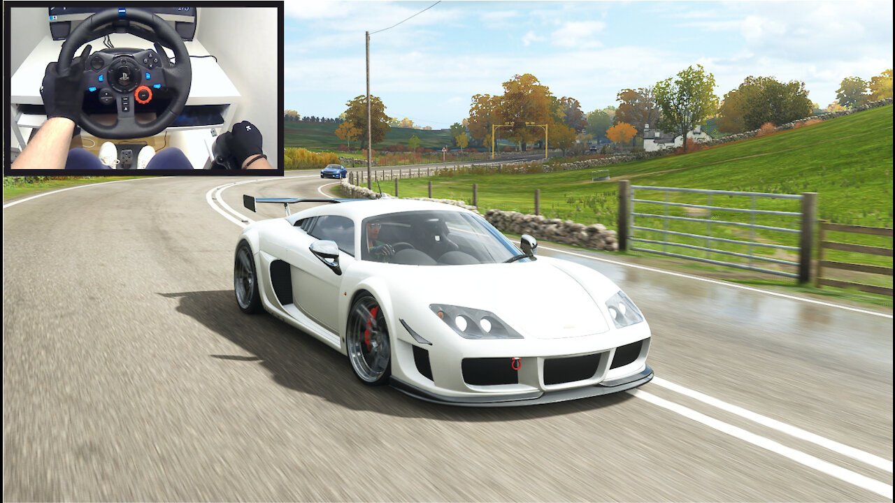 Noble M600 English Style - Forza Horizon 4 - Logitech g29 steering wheel + shifter gameplay