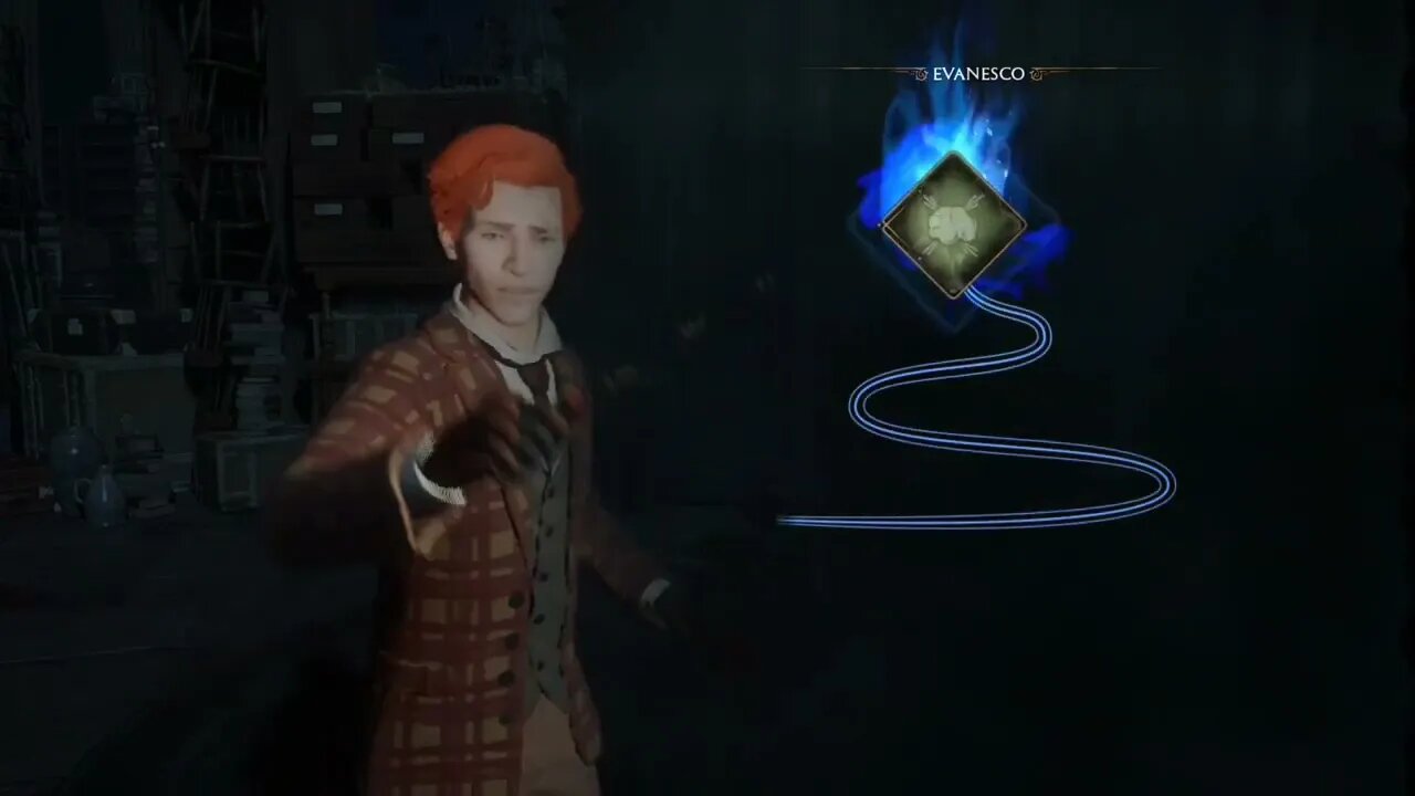 Professor Weasley leads Gelasius Webster to the Room of Requirement