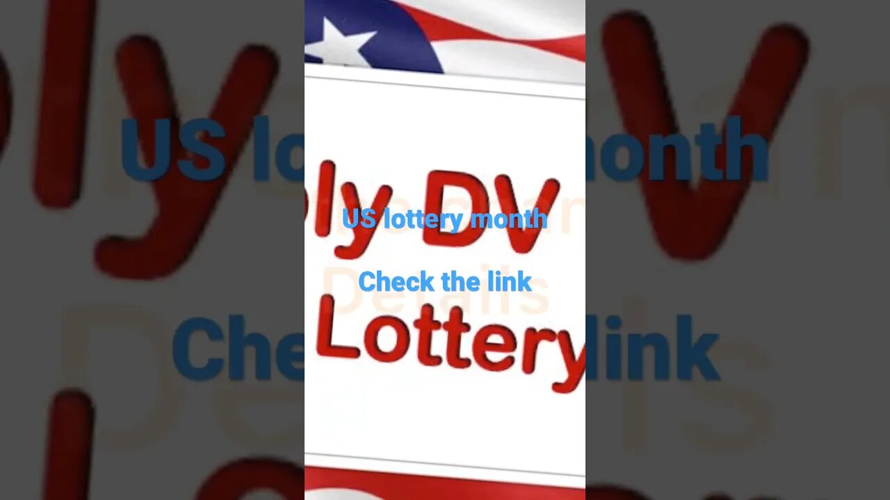 US lottery #shorts #dvlottery #dvlottery2022