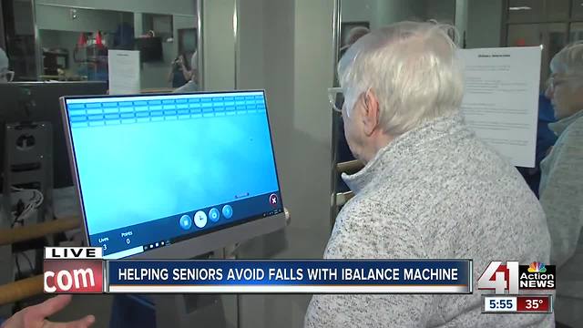 Helping seniors avoid falls with machine