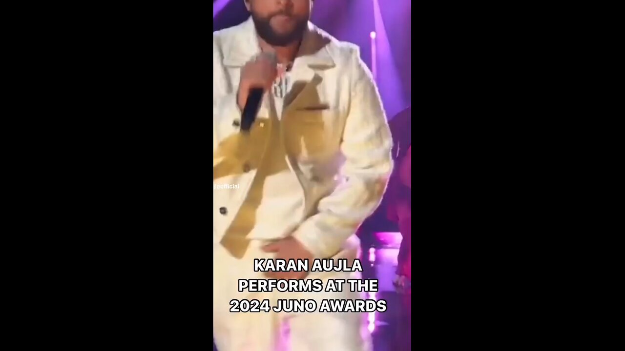 Karan aujla stage performance