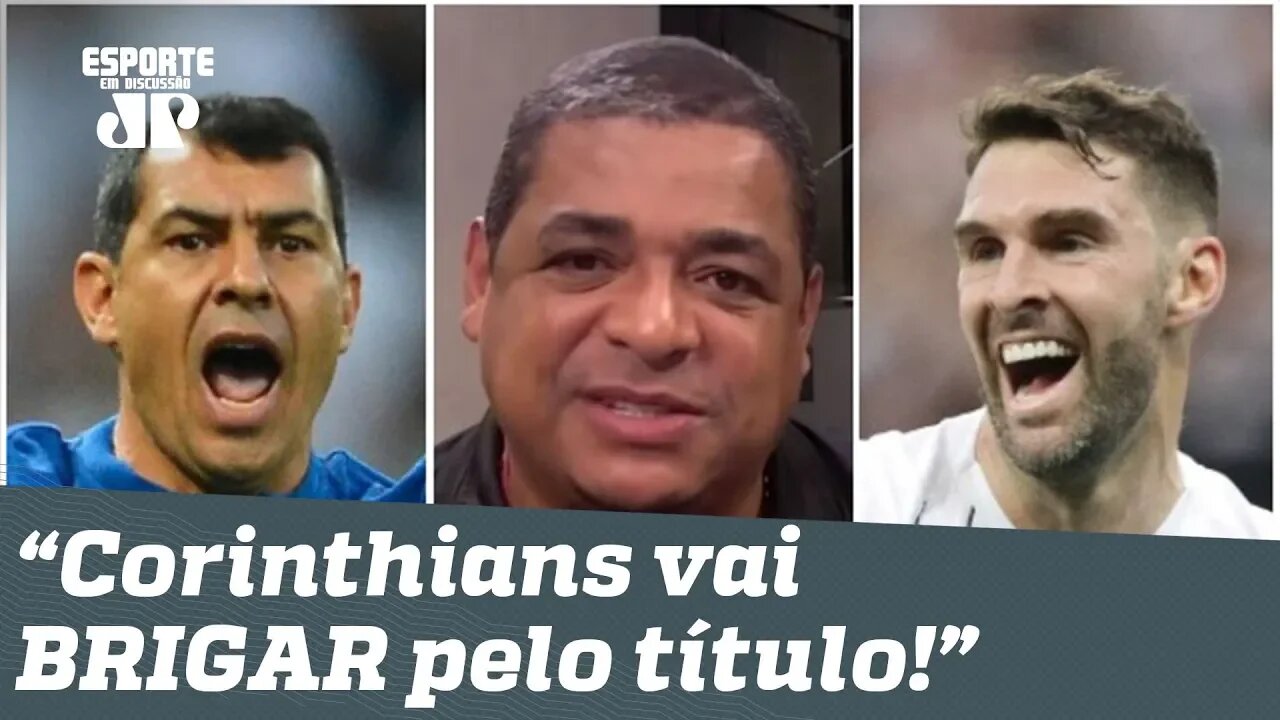 "Vai brigar pelo TÍTULO, SIM!" Vampeta CALA quem desacredita do Corinthians!