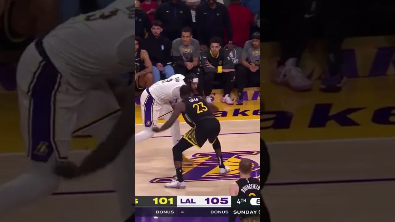 AD drives Baseline(Nba Clipz)#shorts