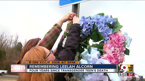 A wreath for Leelah Alcorn