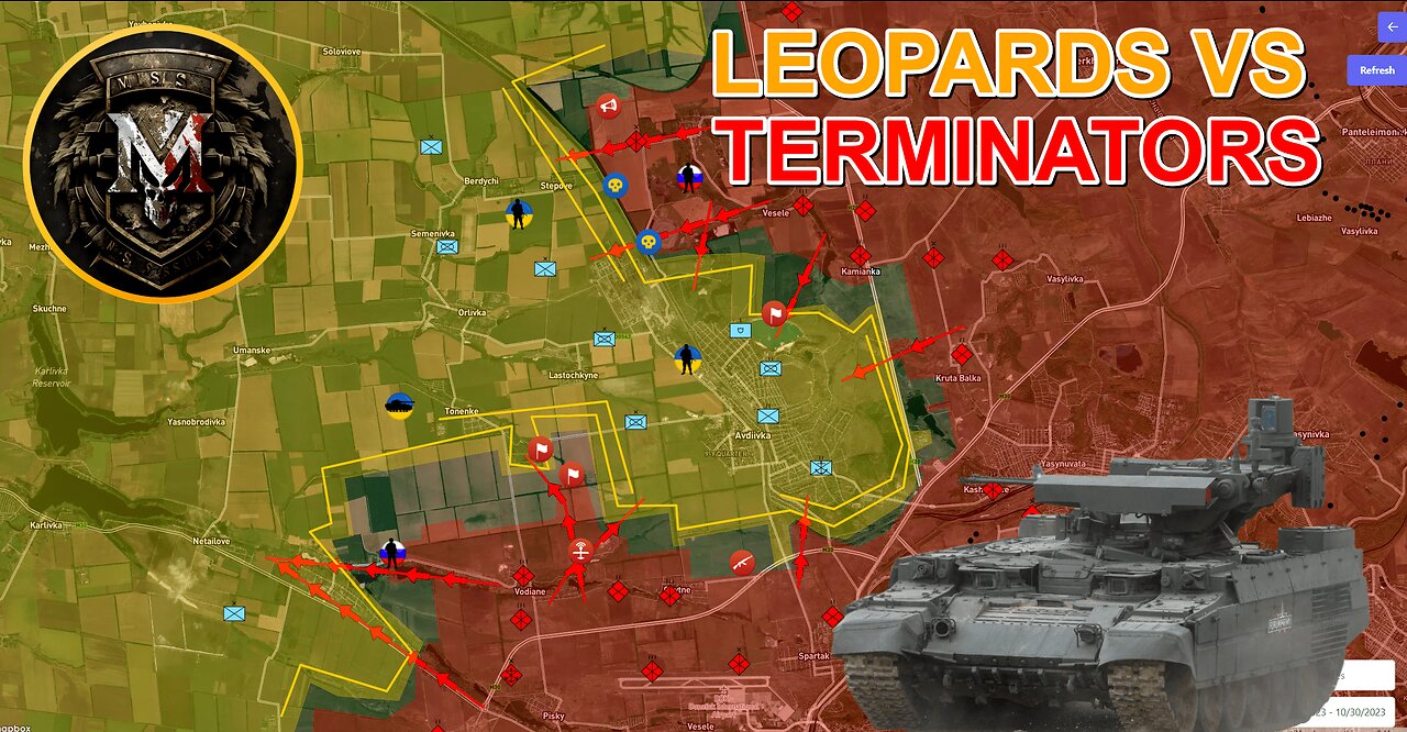The Fall | Ukraine Sends Last Leopard Tanks To Avdiivka Cauldron. Military Summary For 2023.10.30