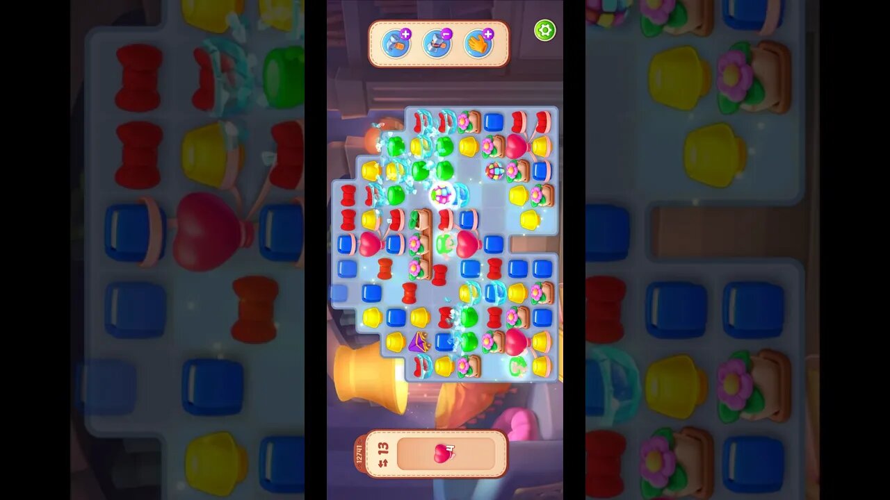 Shorts Playrix Homescapes Gameplay Walkthrough Level 12741-010