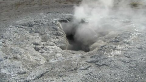 Churn Geyser in Yellowstone