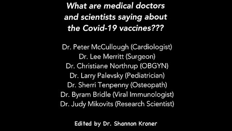 What are medical doctors saying about the Covid-19 vaccine?