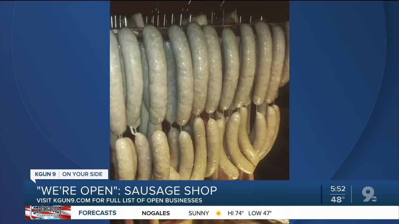 Sausage Shop offers carry-out sausages