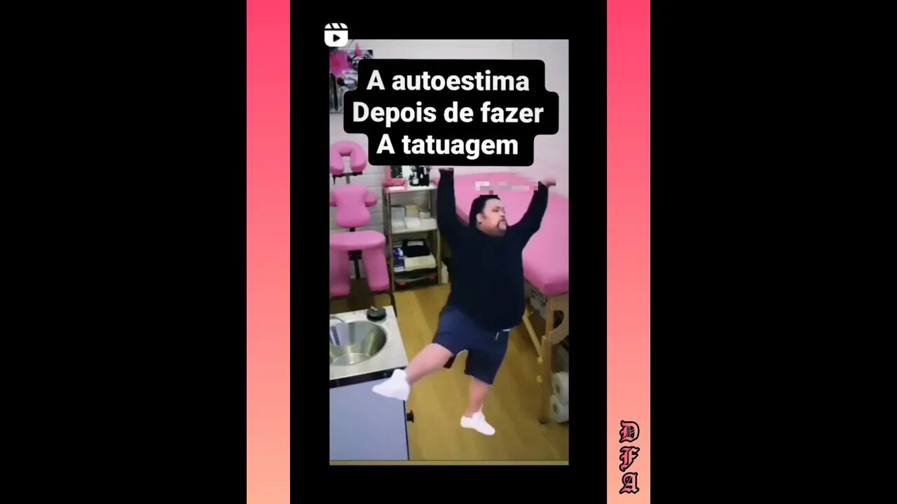 A AUTOESTIMA DEPOIS DE FAZER A TATUAGEM 🤣 #autoestima #tattoo #tatuagens #sejaforte #funny