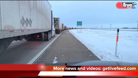 CANADA'S TRUCK BLOCKADE Jan 2022 FROM LiveFeed YouTube