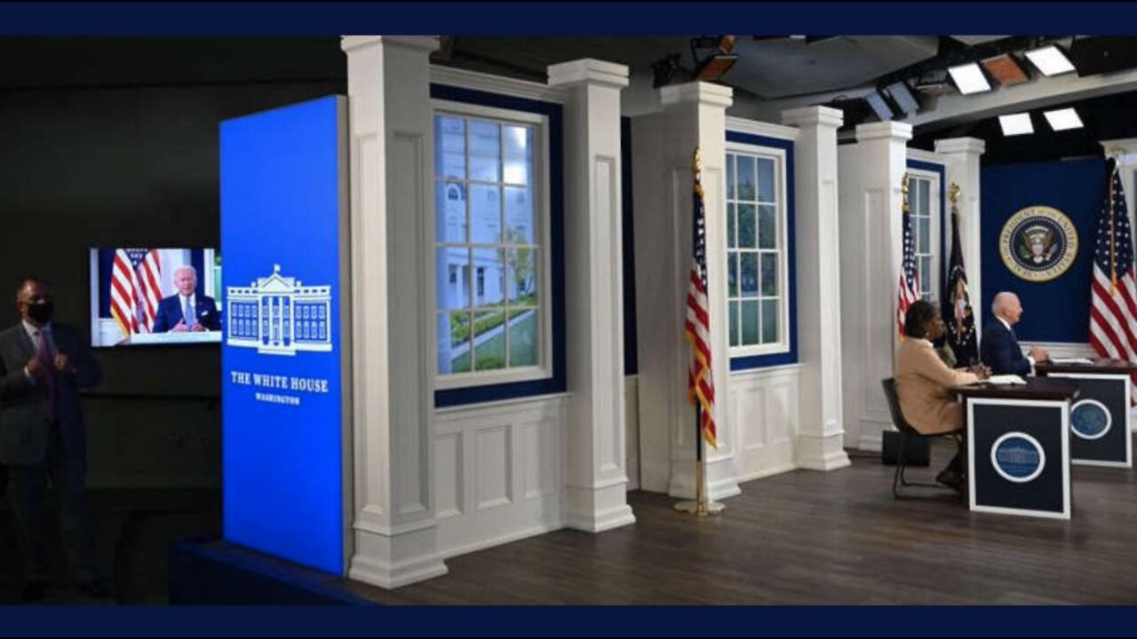 Joe Biden Staged COVID Booster On Mockup Set