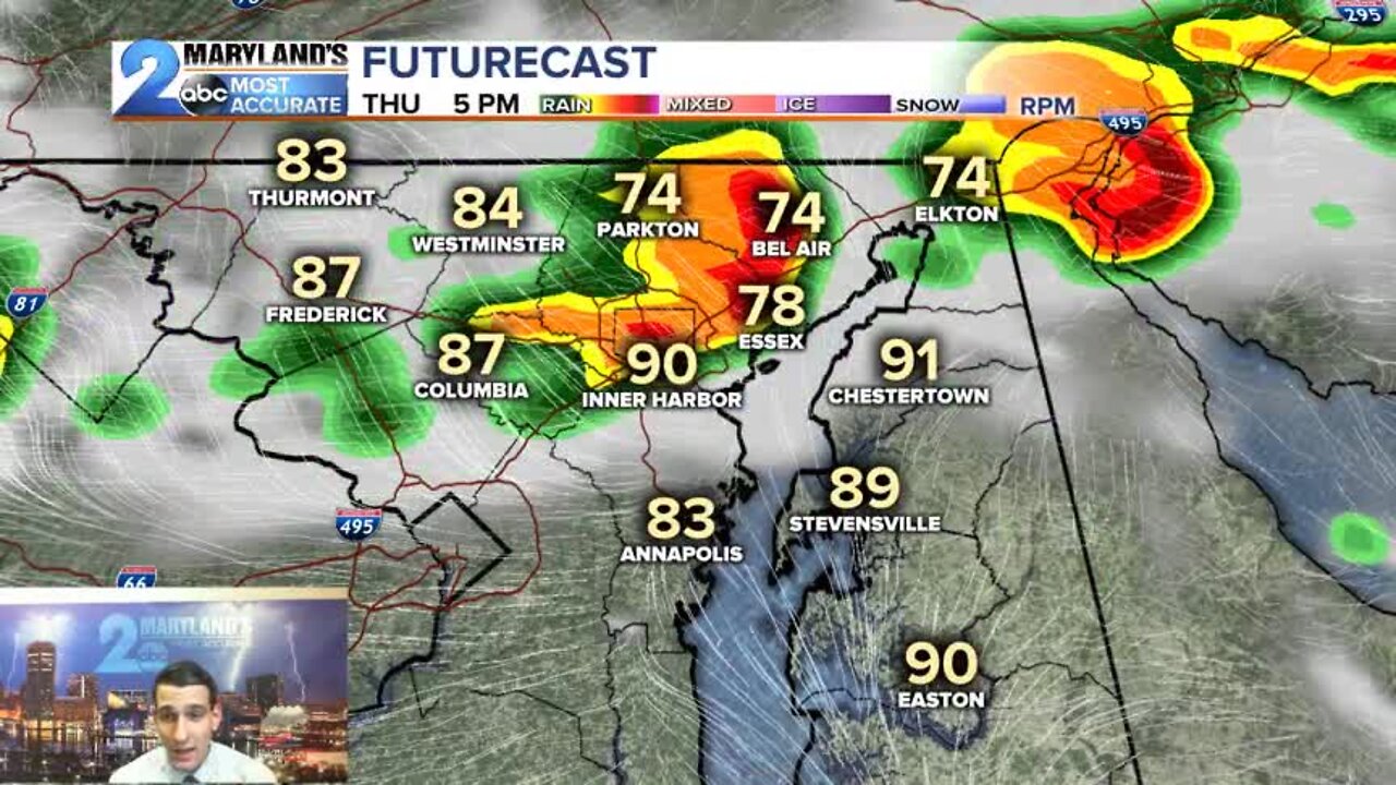 Summer Heat And Storms Again Thursday