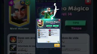 CLASH ROYALE - ARQUEIRO MÁGICO NÍVEL MÁXIMO