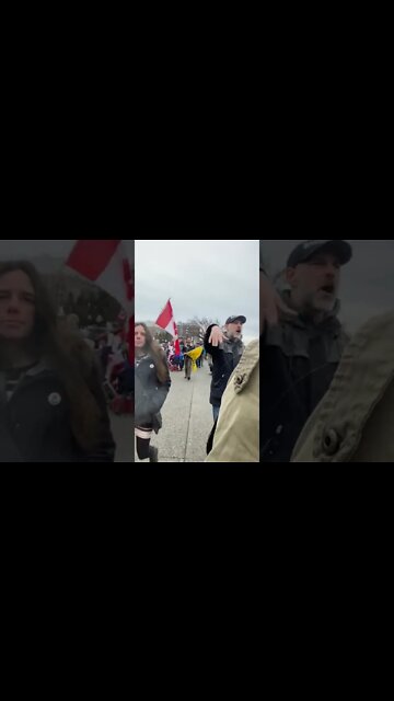 Frustrated Citizens show Journalists some Love #OTTAWA #FREEDOMCONVOY