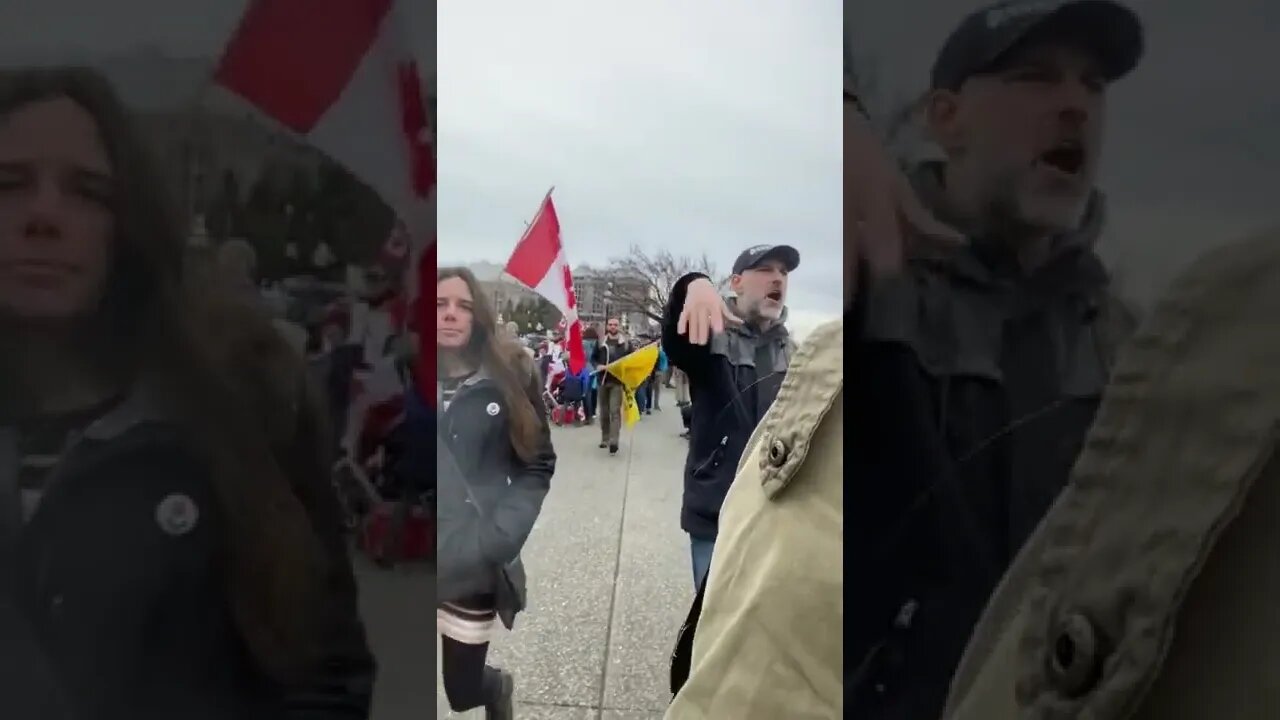 Frustrated Citizens show Journalists some Love #OTTAWA #FREEDOMCONVOY