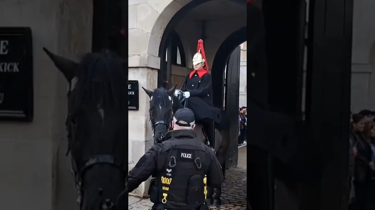 Get behind the barriers please #armedpolice