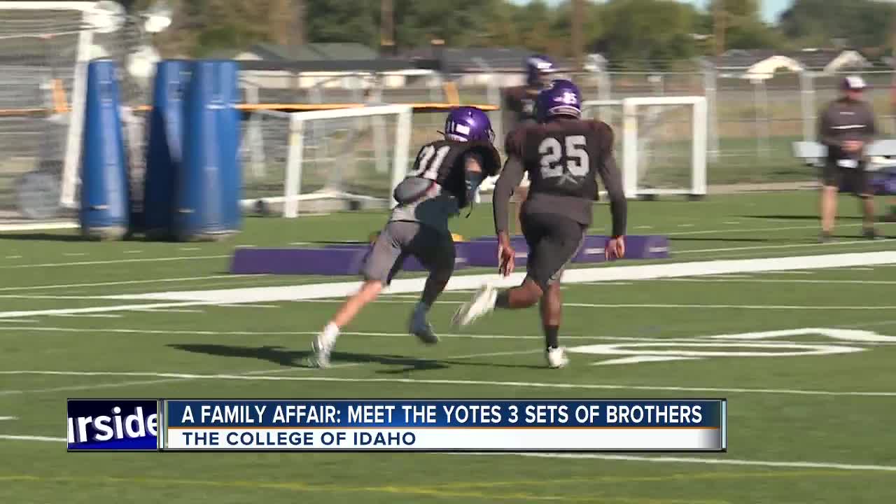 C of I Yotes Football Brothers