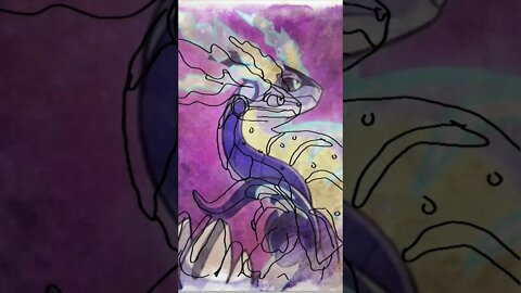 Creating Pokemon on Pokemon Violet Cover... #pokemon #pokemonscarletandviolet #pokemonviolet
