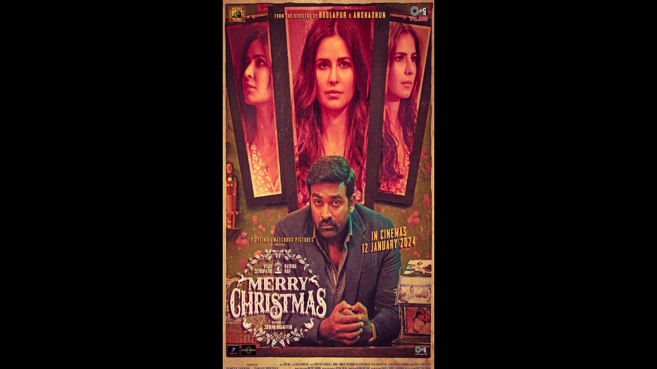 MERRY CHRISTMAS OFFICIAL TRAILER - (2024) #vijaysethupathi #katrinakaif #netflix #india #singers