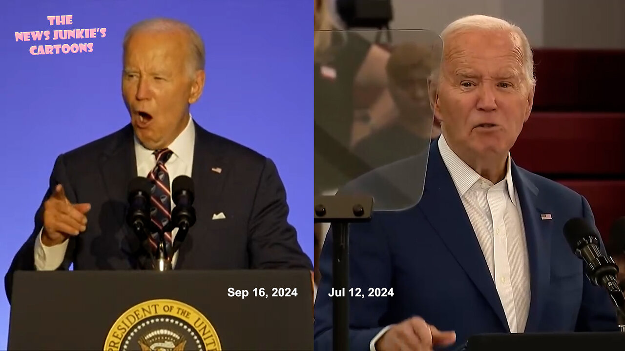 Biden today: "I mean this from the bottom of my heart, there is no place for political violence in America, we must never give it any oxygen." Biden, July 12: "I mean this from the bottom of my heart, Trump is a threat to this nation."