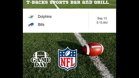 T-Backs Sports Bar and Grill Sports Schedule and Chicken Fajitas special for Friday Sept 13, 2024