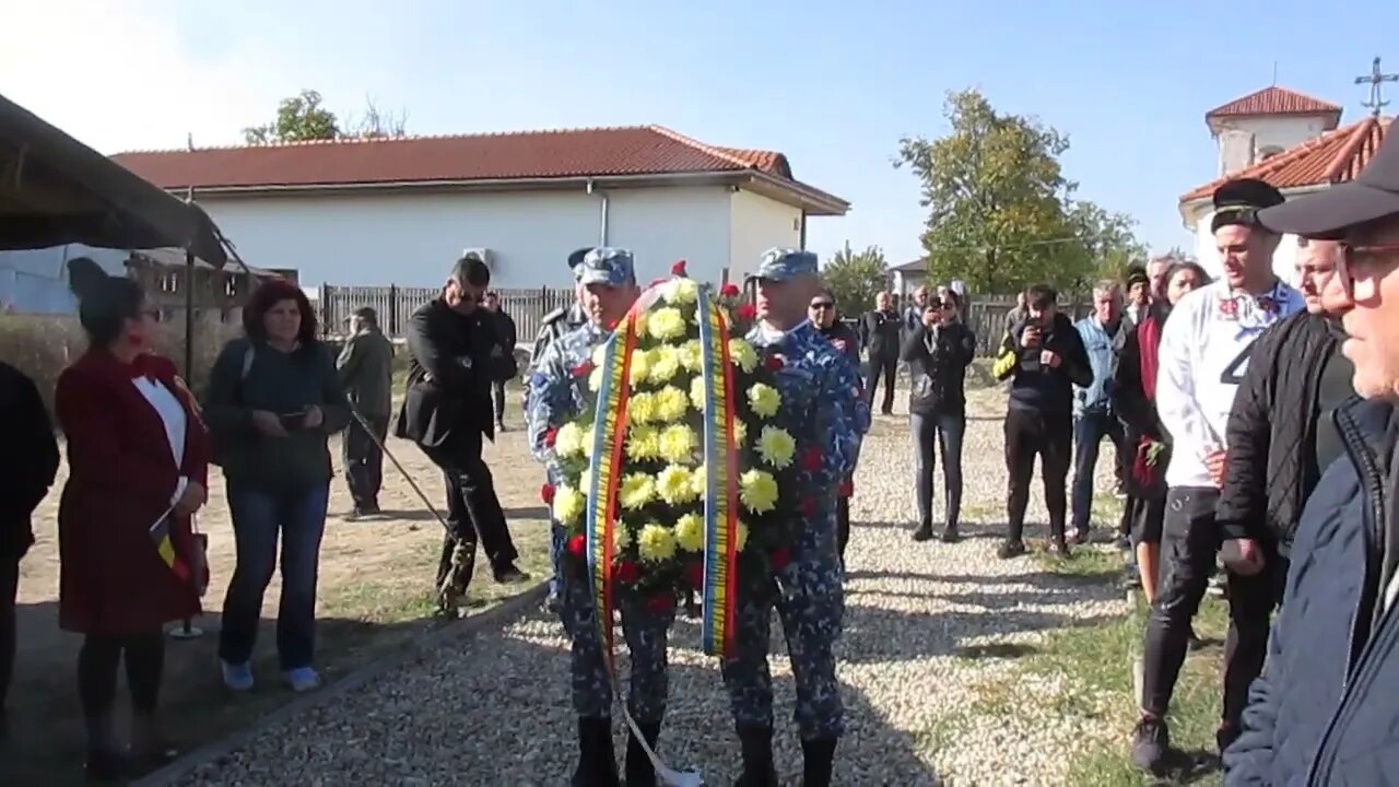 Depunerea de coroane de ziua armatei, Manastirea Comana