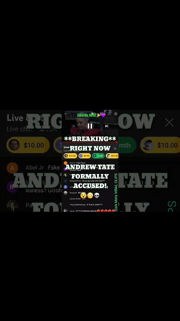 Breaking News: ANDREW TATE ACCUSED PUBLICLY OF HUMAN TRAF***K*NG! * Will be VIRAL * [Trending]