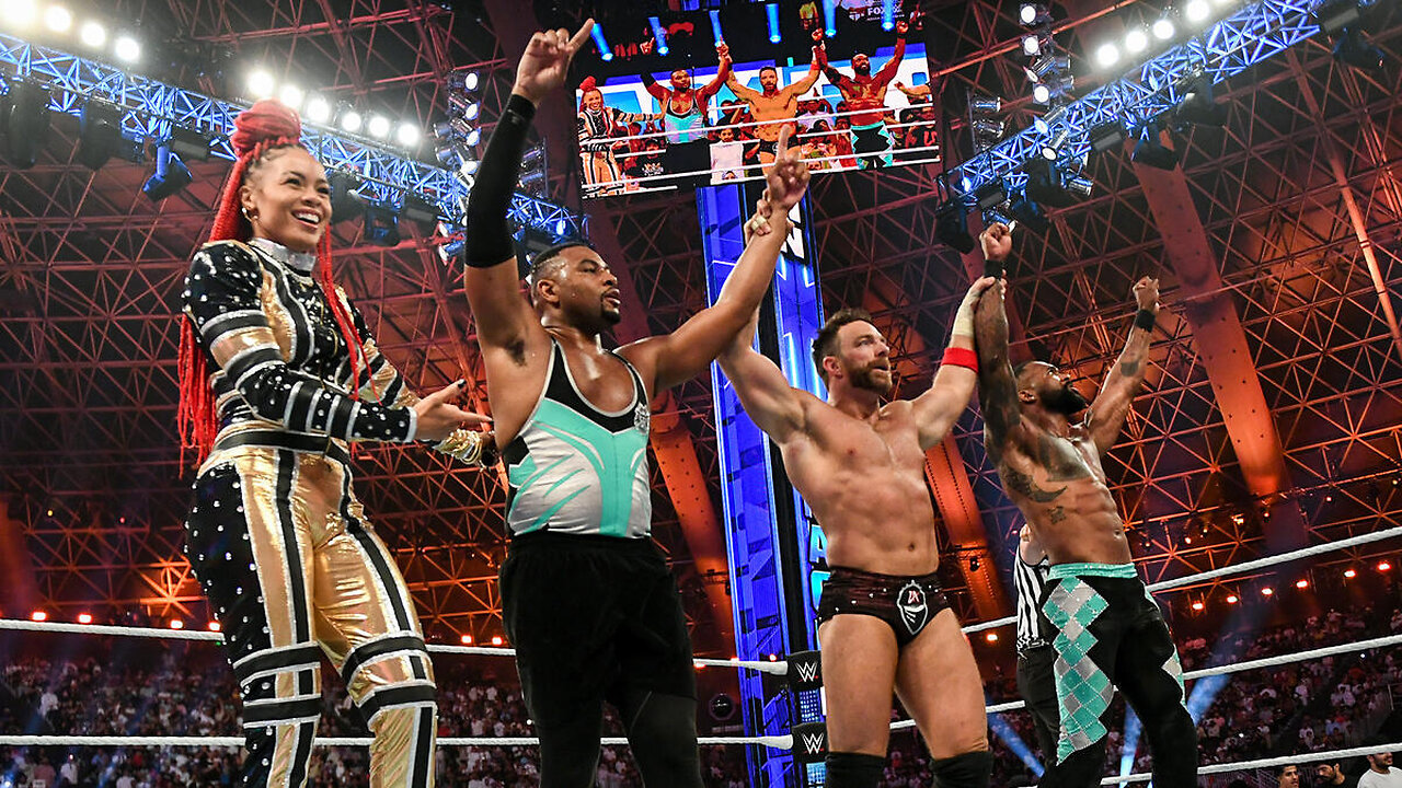 LA Knight & Street Profits vs. A Town Down Under & Hayes! #shorts￼