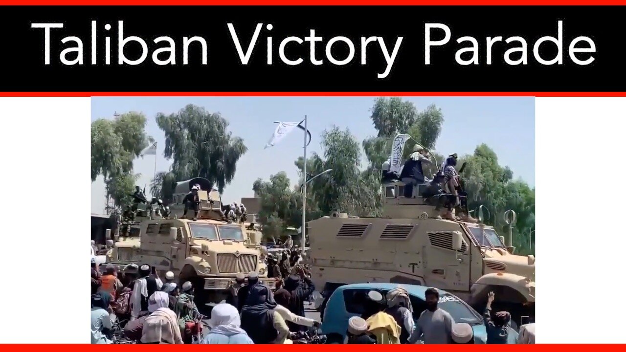 Taliban Throws A Victory Parade Full Of Captured US Equipment