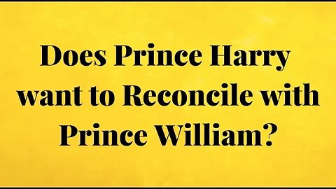 Prince Harry: Does He Want to Reconcile with the Royal Family? Live Tarot Reading