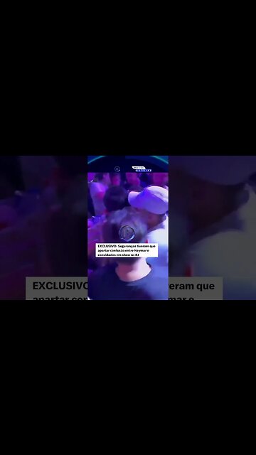 Neymar discutindo durante festival Tardezinha do Samba