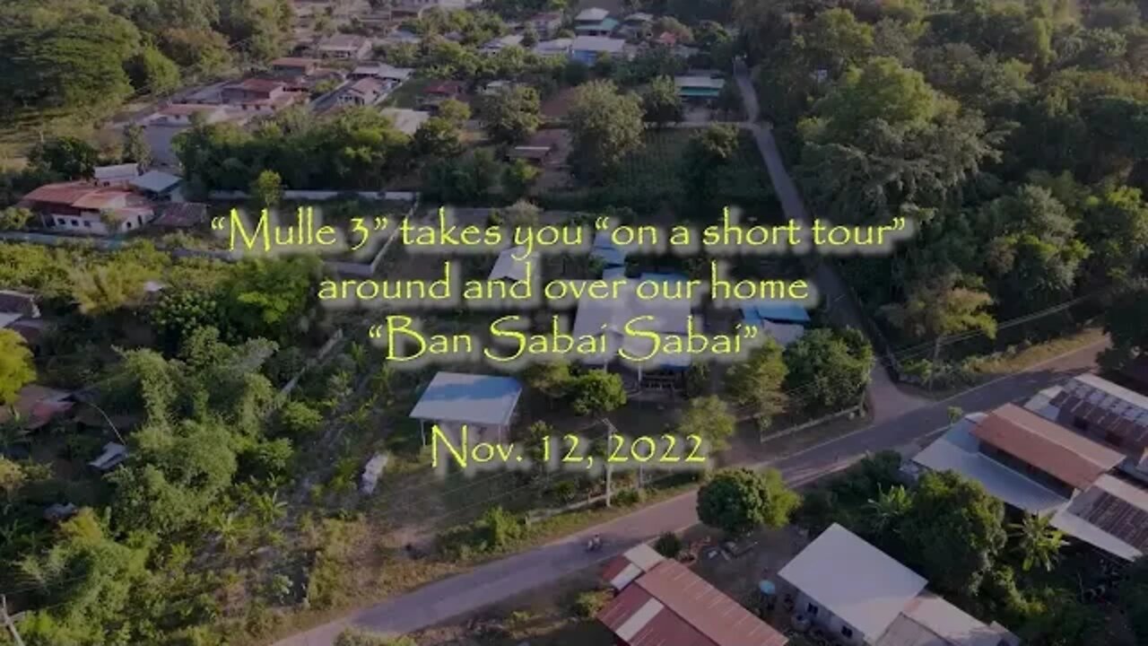 ชีวิตของฉันในประเทศไทย, 4K Drone Video, My Life In Thailand, Isaan - A Tour Over My Home In Isaan