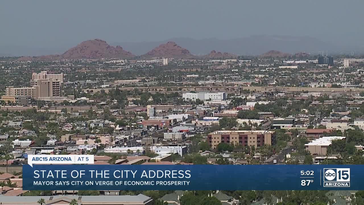 Phoenix mayor gives State of the City address