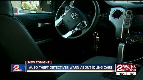 Colder weather coming, police warning drivers of idling car thefts