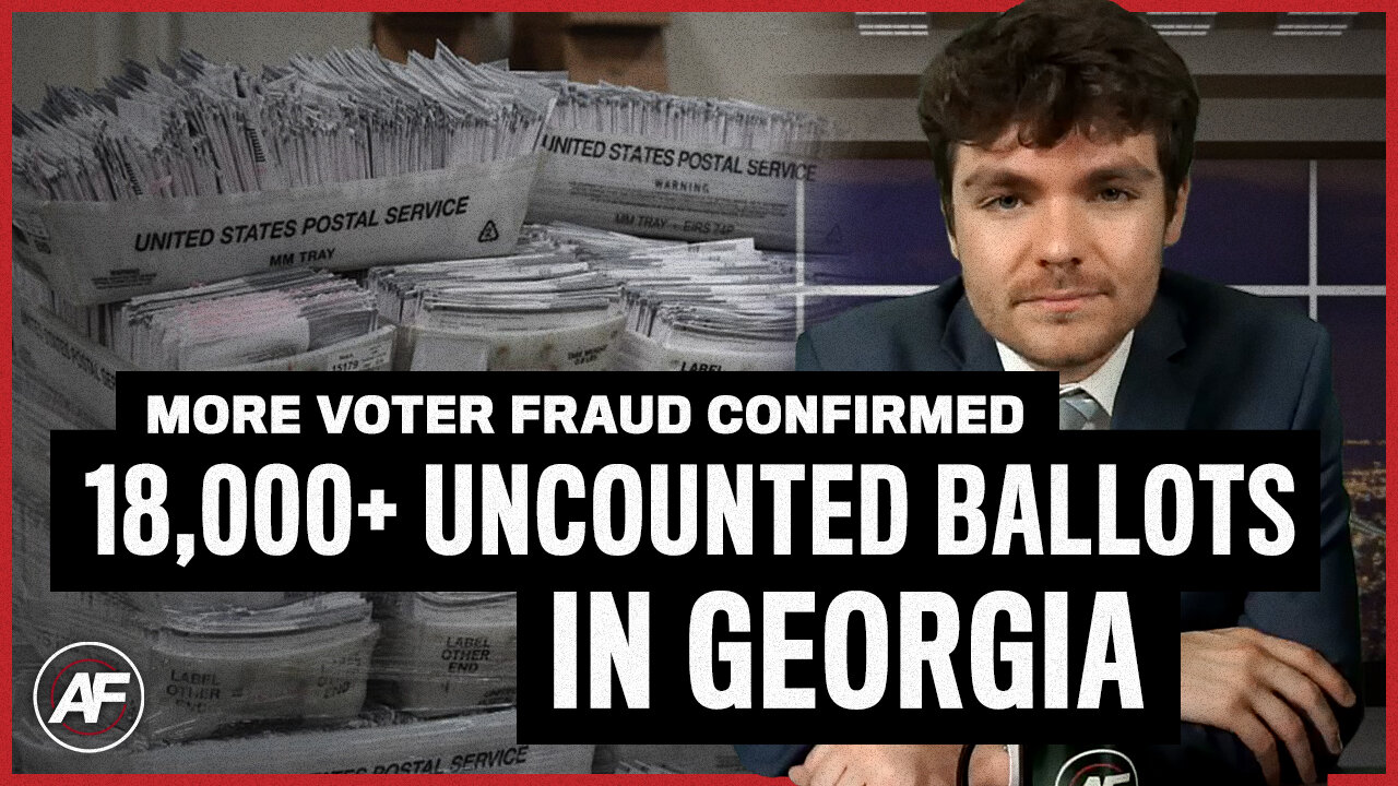 Over 18,000 UNCOUNTED GEORGIA BALLOTS! Nick Fuentes - America First