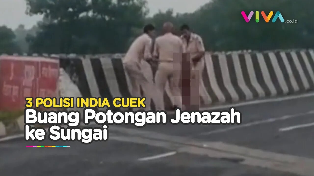 3 Polisi Buang Potongan Tubuh Lansia Berlumur Darah ke Sungai