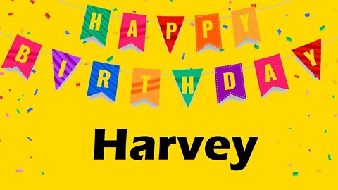 Happy Birthday to Harvey - Birthday Wish From Birthday Bash