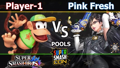 Player-1 (Diddy) vs. VGBC|Pink Fresh (Bayonetta) - Wii U Singles Pools - SSC2017