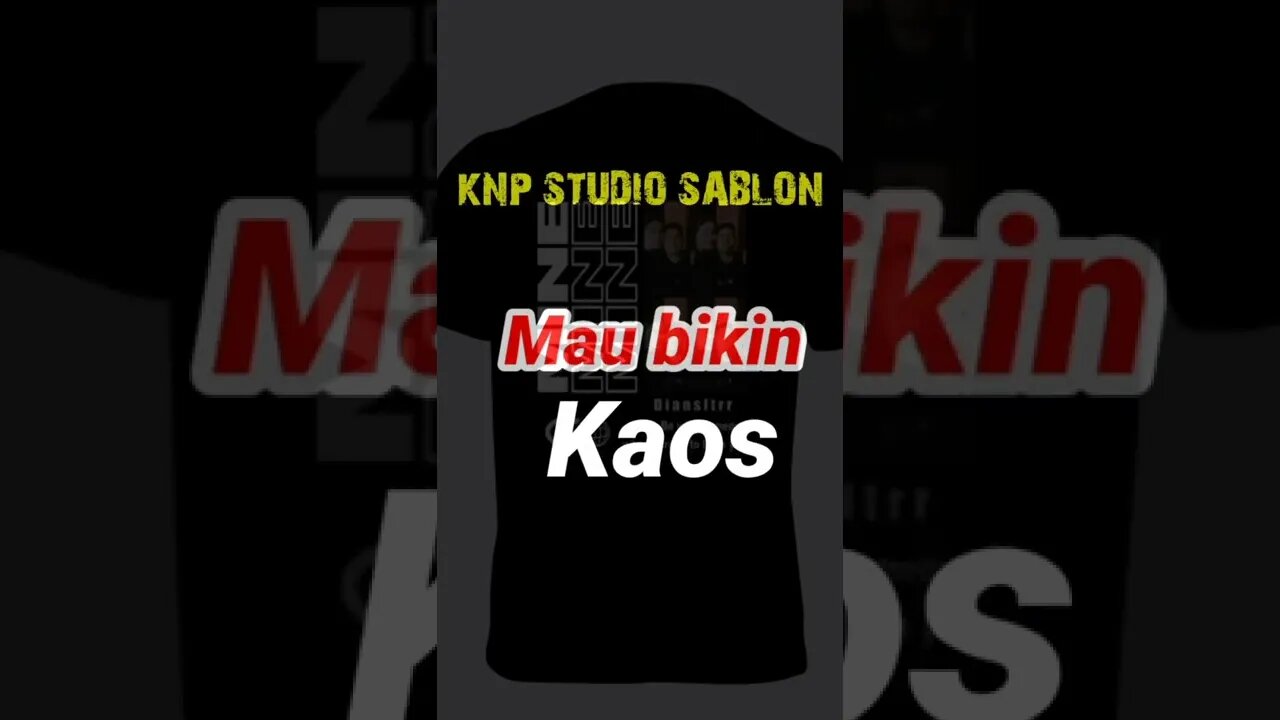 Tempat bikin kaos terkeren sedunia #short