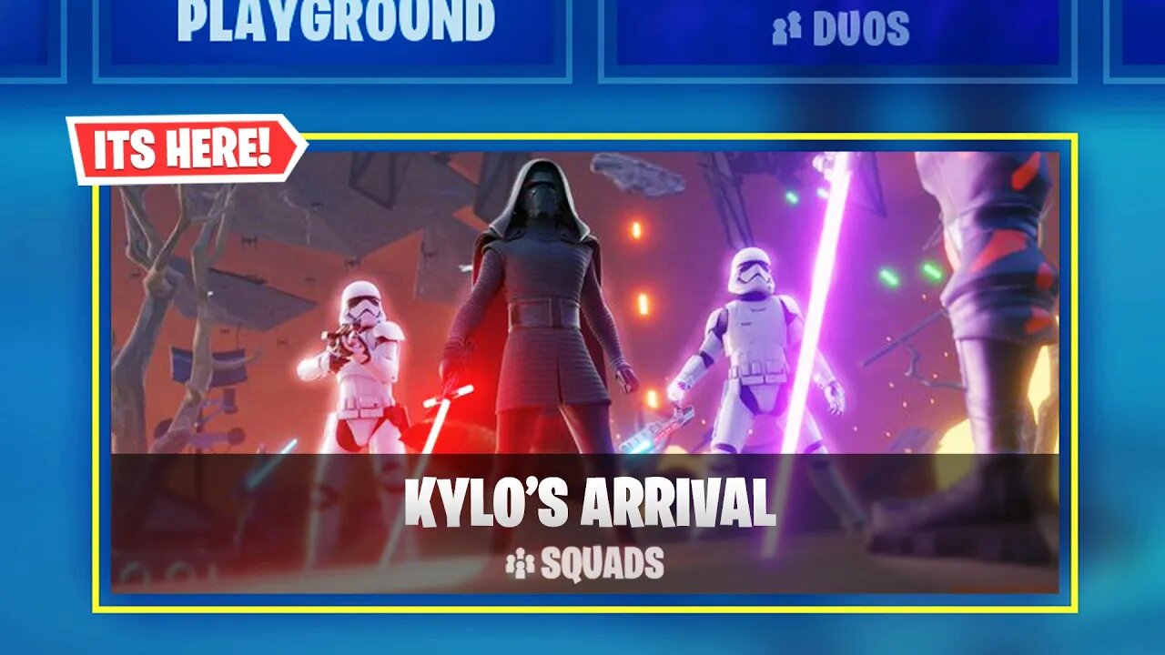 *NEW* "KYLO RENS ARRIVAL" LTM! *GAMEPLAY* - FORTNITE X STAR WARS EVENT!